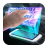 icon Hologram 3D Simulator. Smoke 1.3