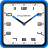 icon Square Analog Clock-7 4.53