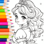 icon Doll Color: Princess Coloring pour Samsung Galaxy Tab 2 10.1 P5110