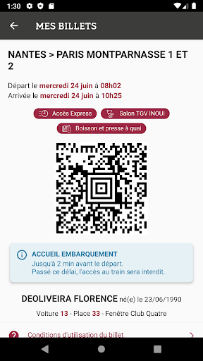 Train Sticker by TGV INOUI for iOS & Android
