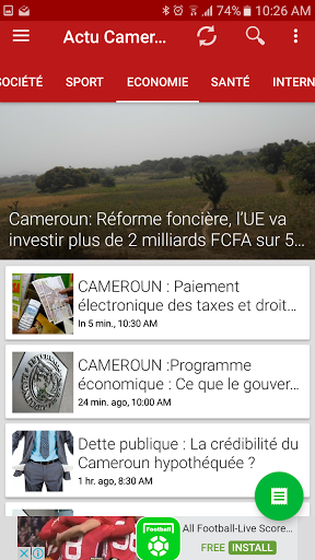 Telecharger Gratuitement Actu Cameroun Latest News Apk Pour Android