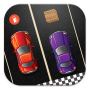 icon Two Cars Racing