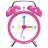 icon Pink Alarm Clock 1.8