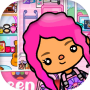 icon Happy TOCA boca Life World Town Hint pour sharp Aquos Sense Lite