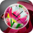 icon Tulips Clock Live Wallpaper 1.1