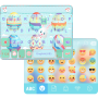 icon Easter Eggs Emoji KeyboardSkin pour Sony Xperia XZ1 Dual