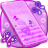 icon Purple Keyboard Girl Theme 1.279.13.88