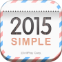 icon 탁상달력 2015 : 심플 (위젯) pour Micromax Canvas 6 Pro(E484)