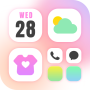 icon Themepack - App Icons, Widgets pour sharp Aquos R
