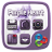 icon Purple Heart GOLauncher EX Theme v1.0