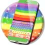 icon Watercolor Rainbow Keyboard