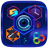 icon Neon Blue Robot Launcher 1.298.1.201