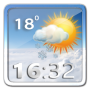 icon Weather Clock Widget Free