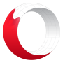 icon Opera browser beta with AI pour Aermoo M1