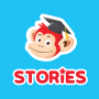 icon Monkey Stories:Books & Reading pour LG X Skin